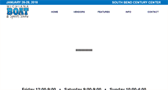 Desktop Screenshot of michiana-boatshow.com